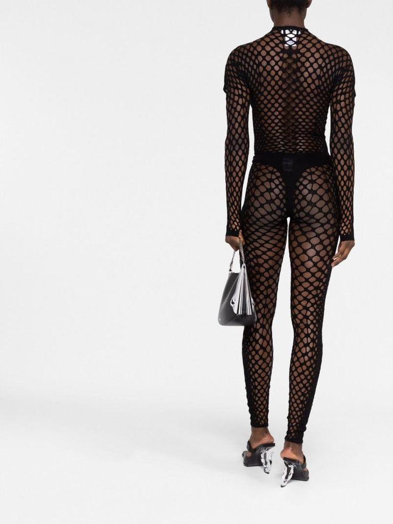 Black the Mesh Leggings