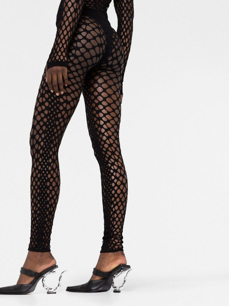 Black the Mesh Leggings