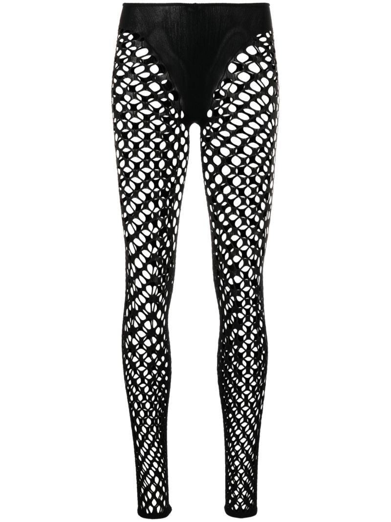 Black the Mesh Leggings