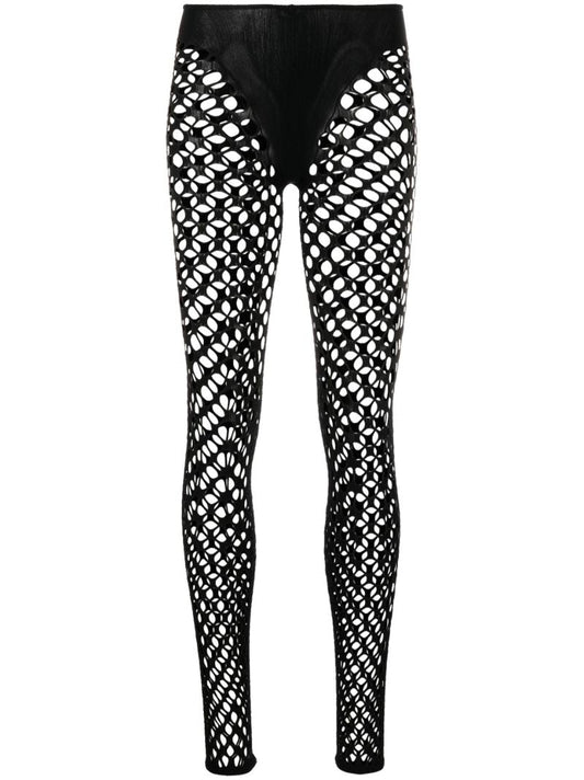 Black the Mesh Leggings