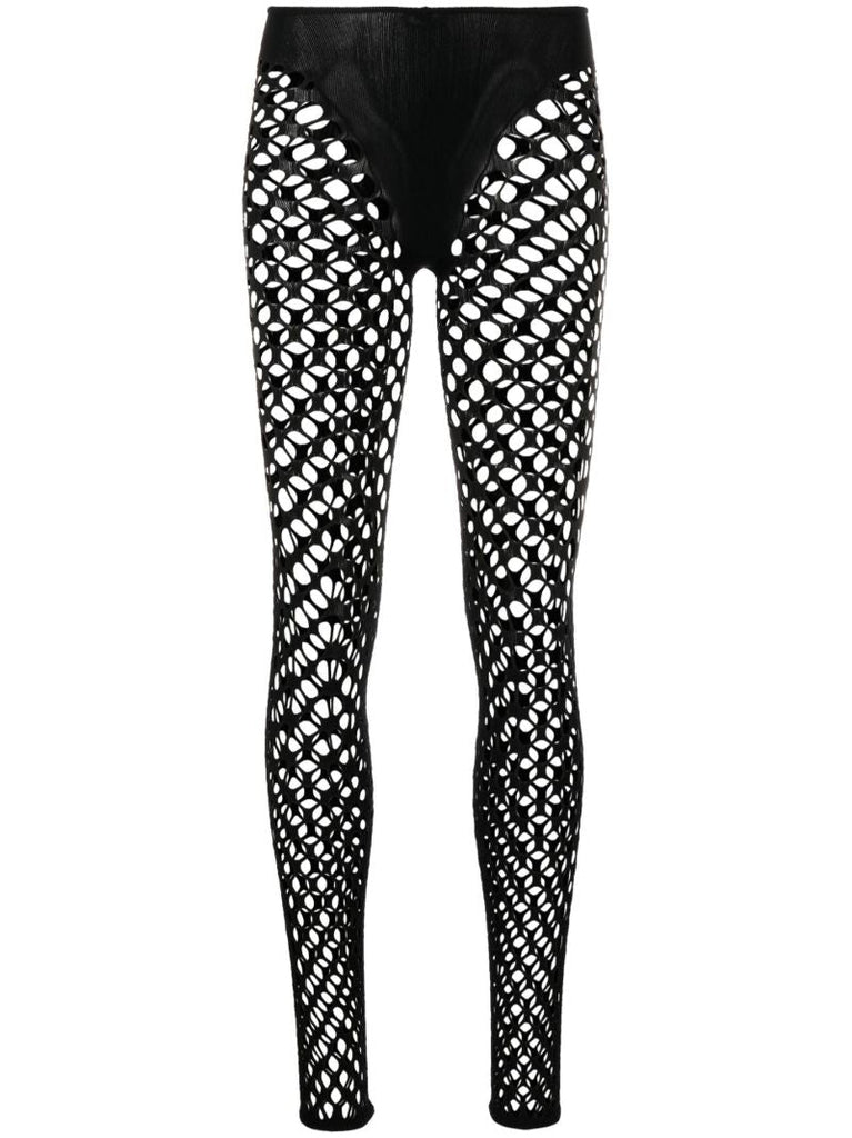 Black the Mesh Leggings