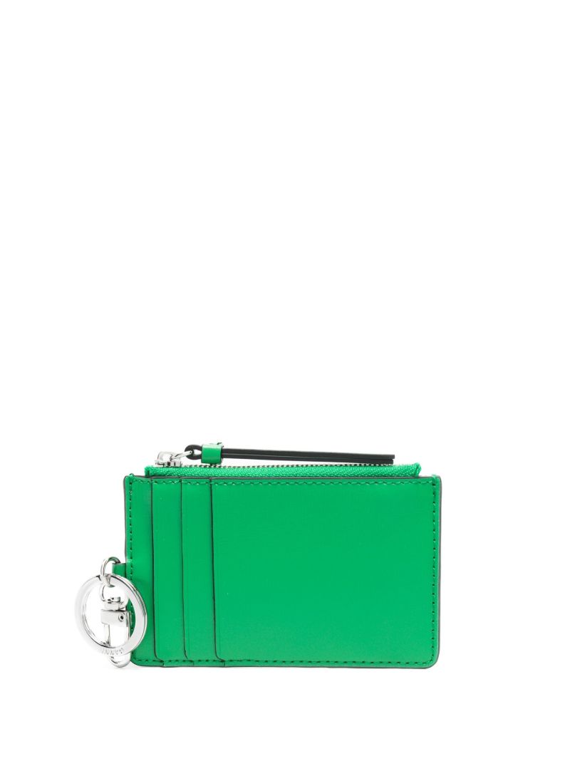 Green Banner Zipped Purse