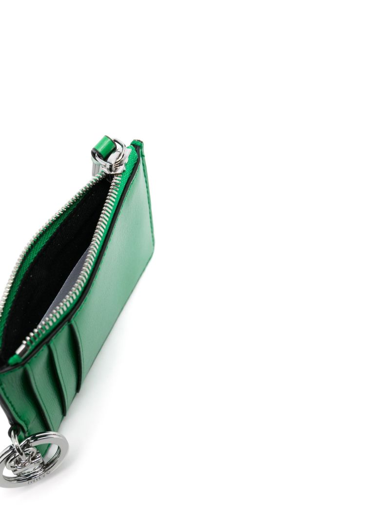 Green Banner Zipped Purse