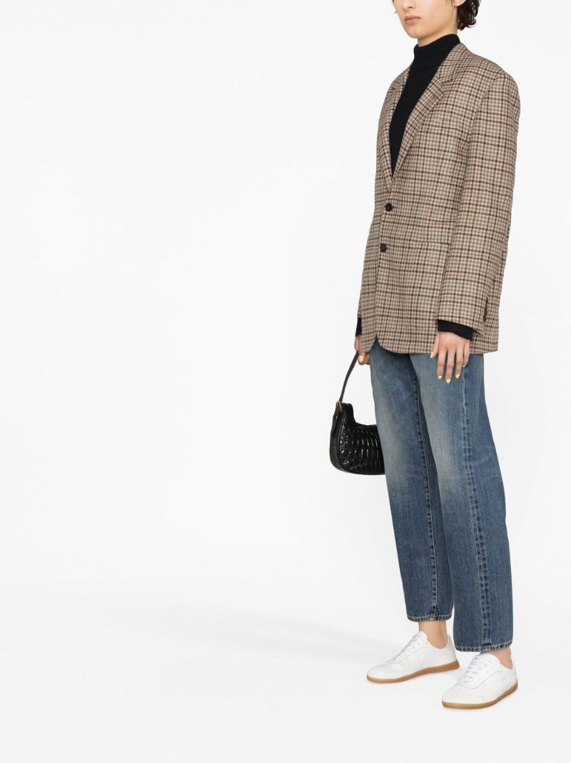 Brown Jude Checked Blazer