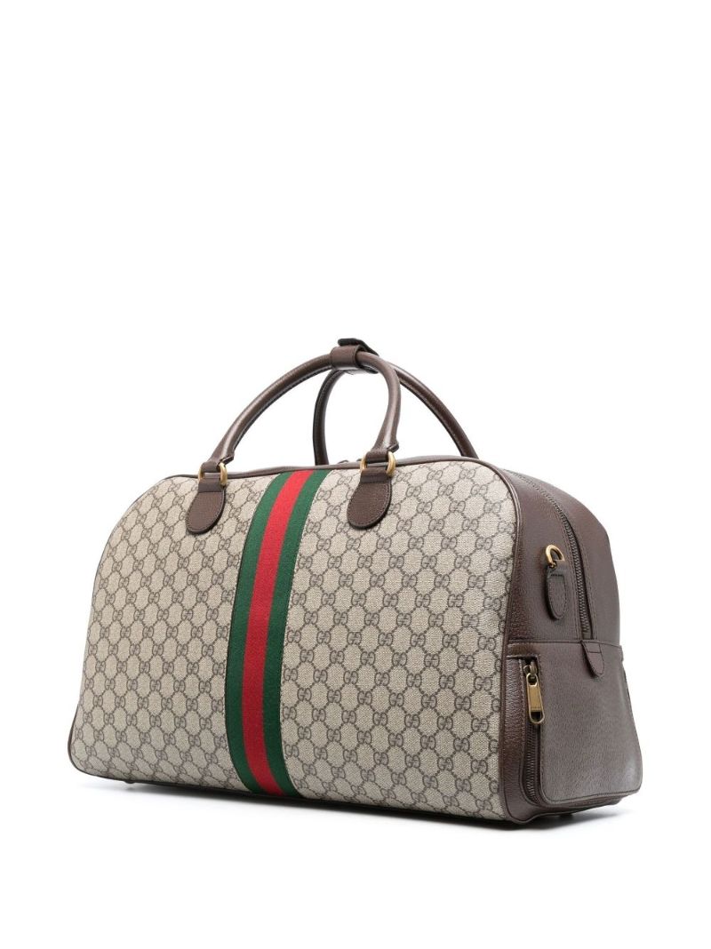 Brown Savoy Large Gg Supreme Holdall Bag