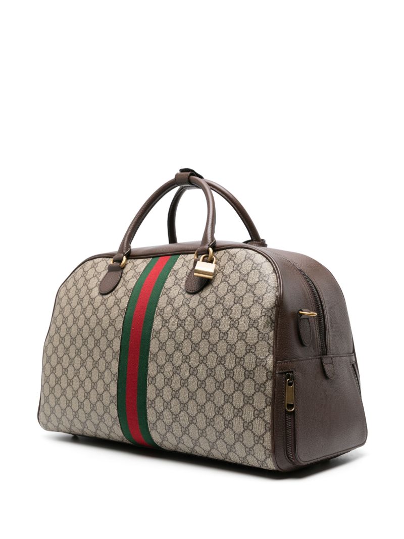 Brown Savoy Large Gg Supreme Holdall Bag