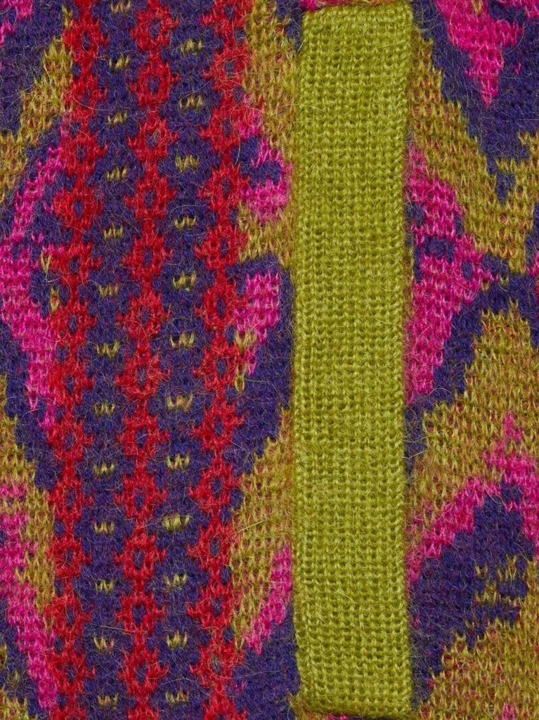 Purple G Rhombi Jacquard Trousers