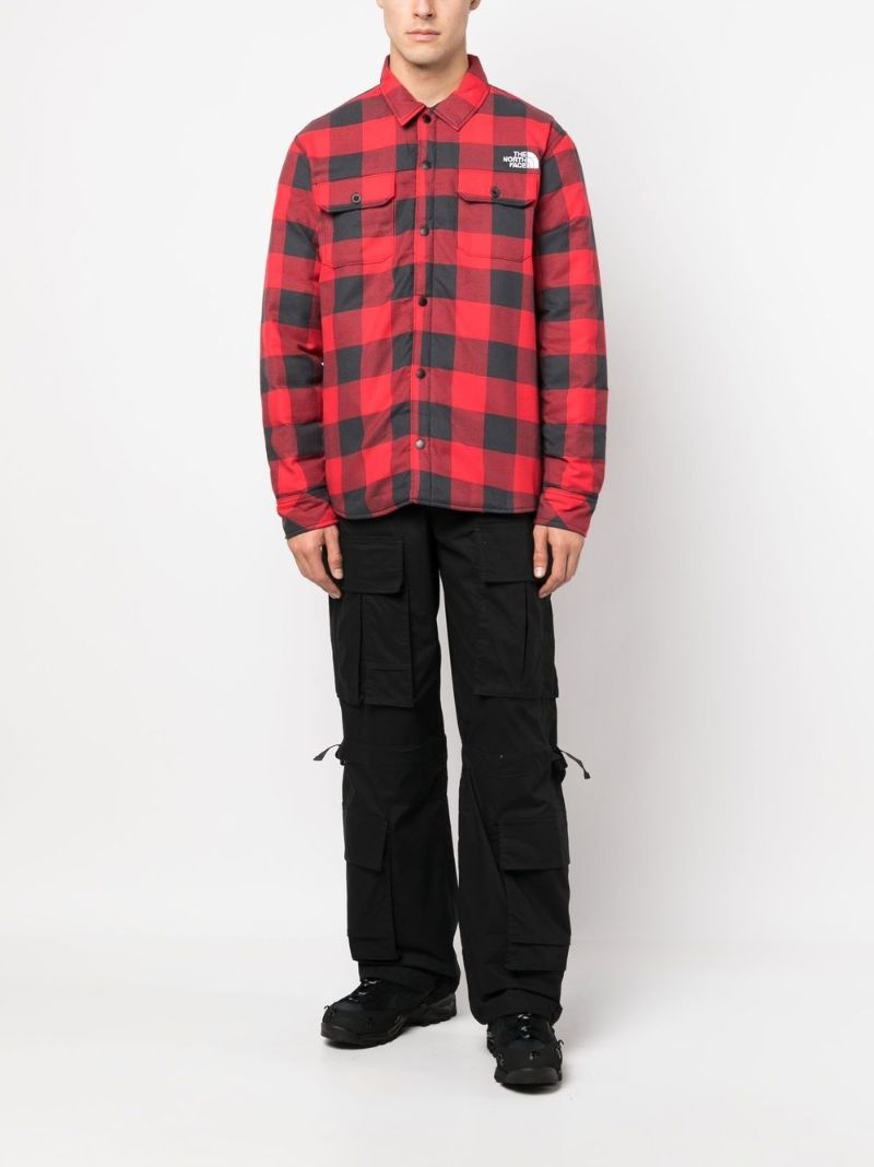 Red Thermoball Reversible Padded Jacket