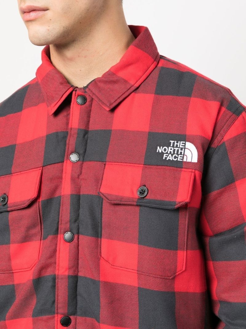 Red Thermoball Reversible Padded Jacket