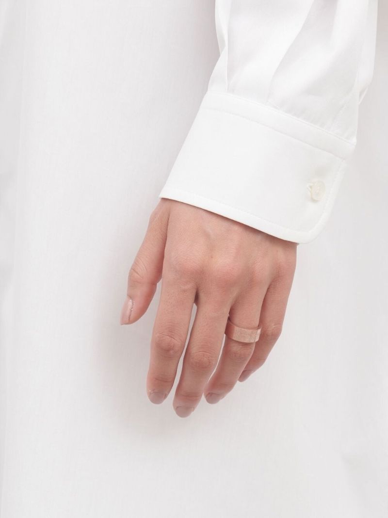 Sterling Silver Logo Ring