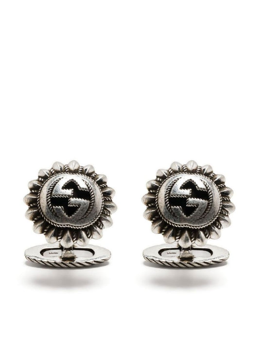 Sterling Silver Double G Cufflinks