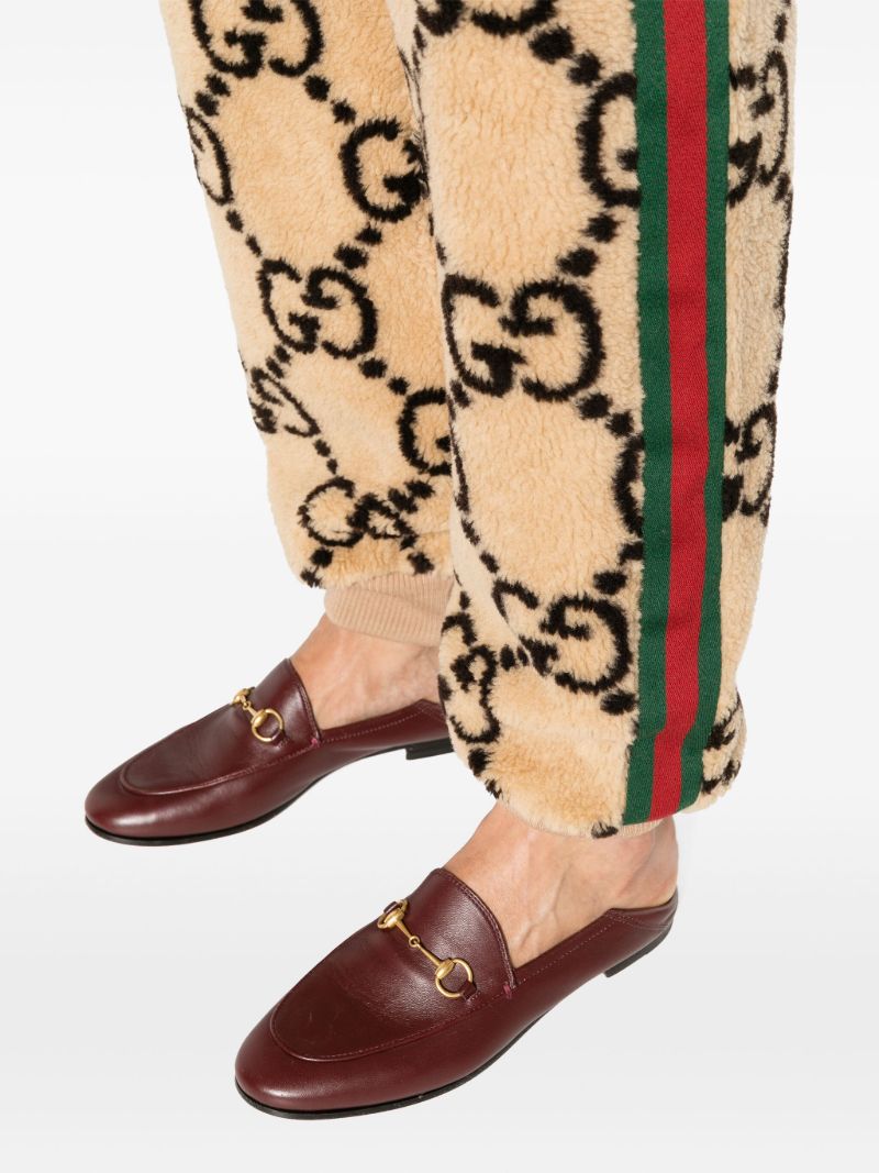 Neutral Gg Jacquard Track Pants