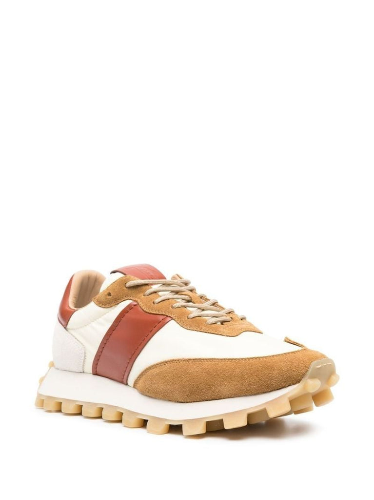 Neutral 1t Paneled Leather Sneakers