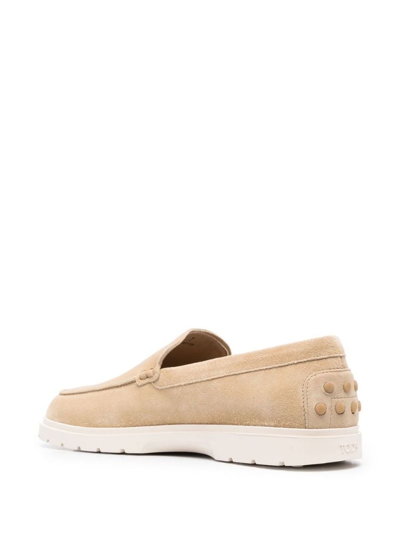 Neutral Suede Loafers