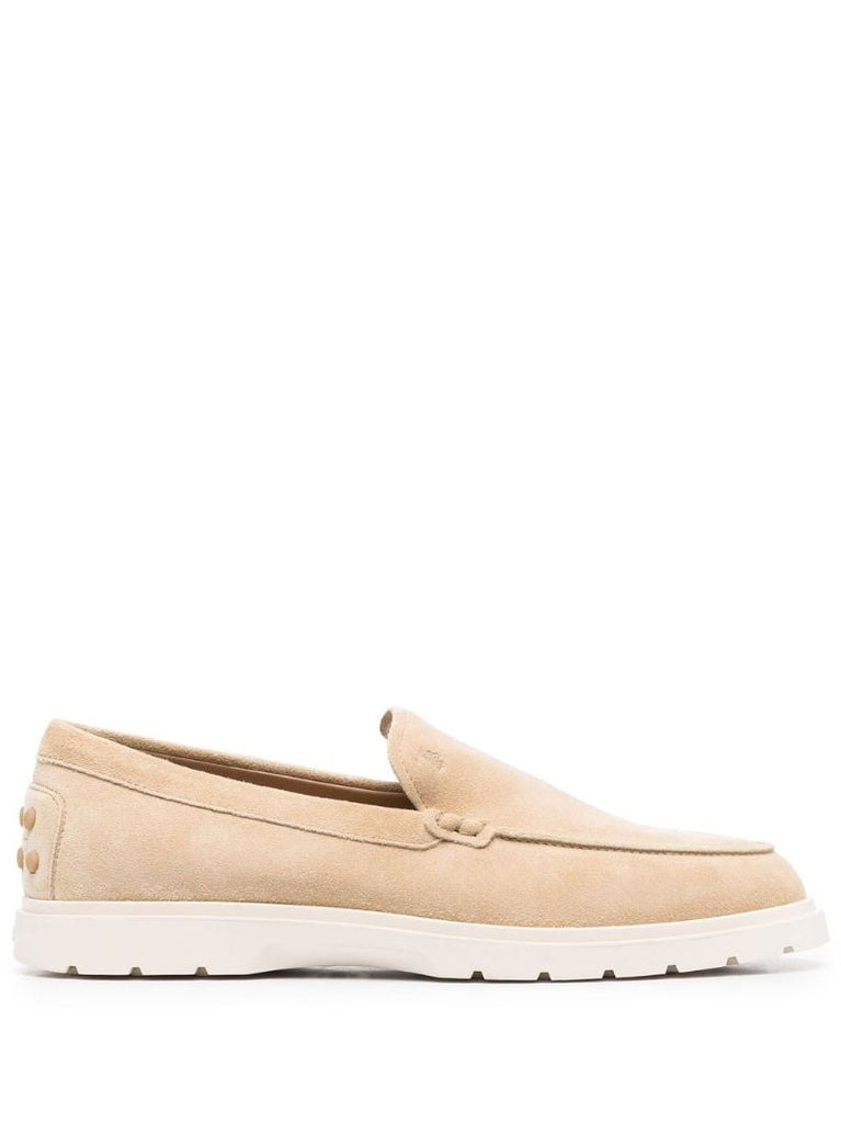 Neutral Suede Loafers