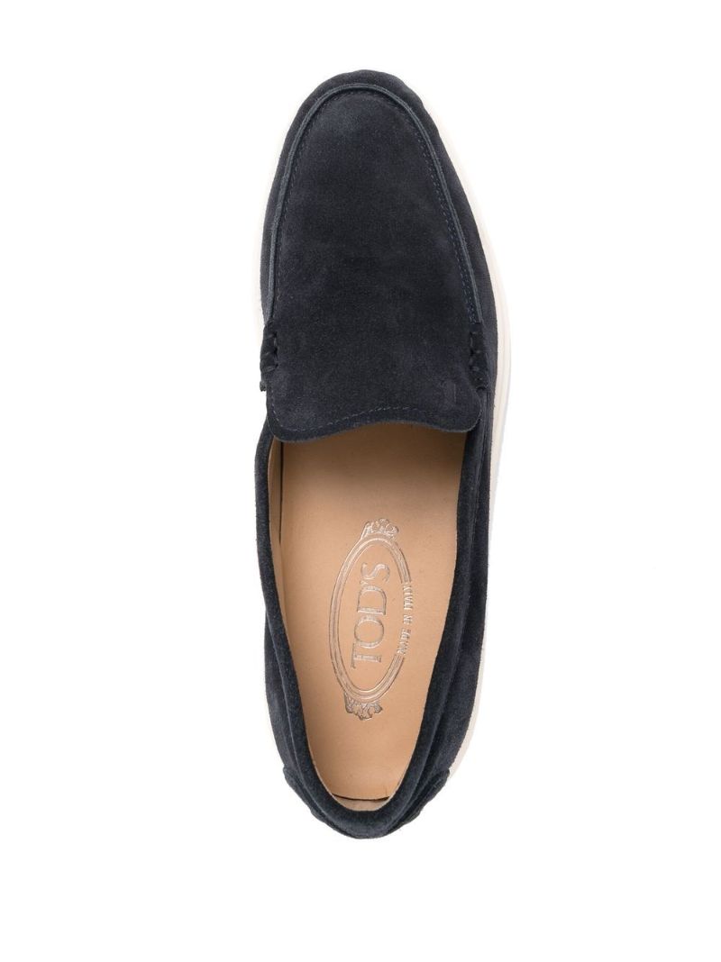 Blue Suede Loafers