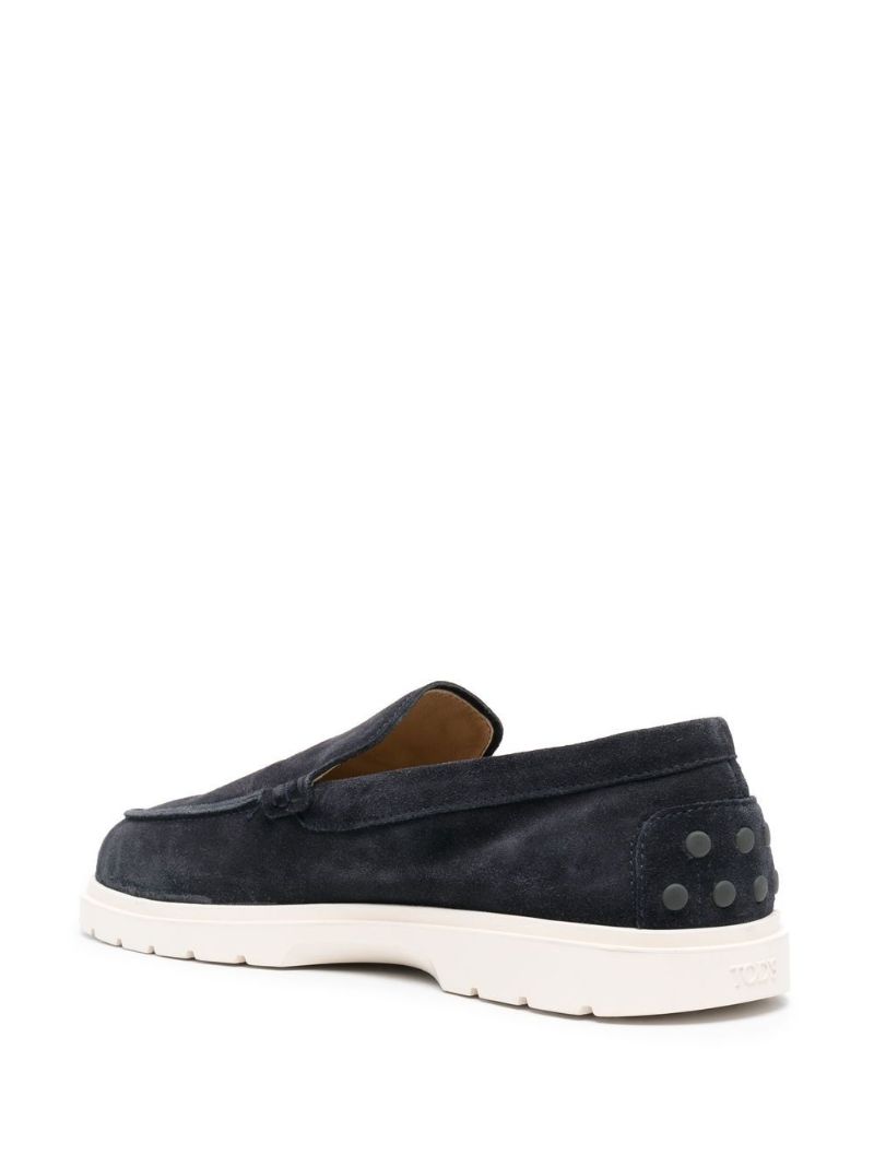 Blue Suede Loafers