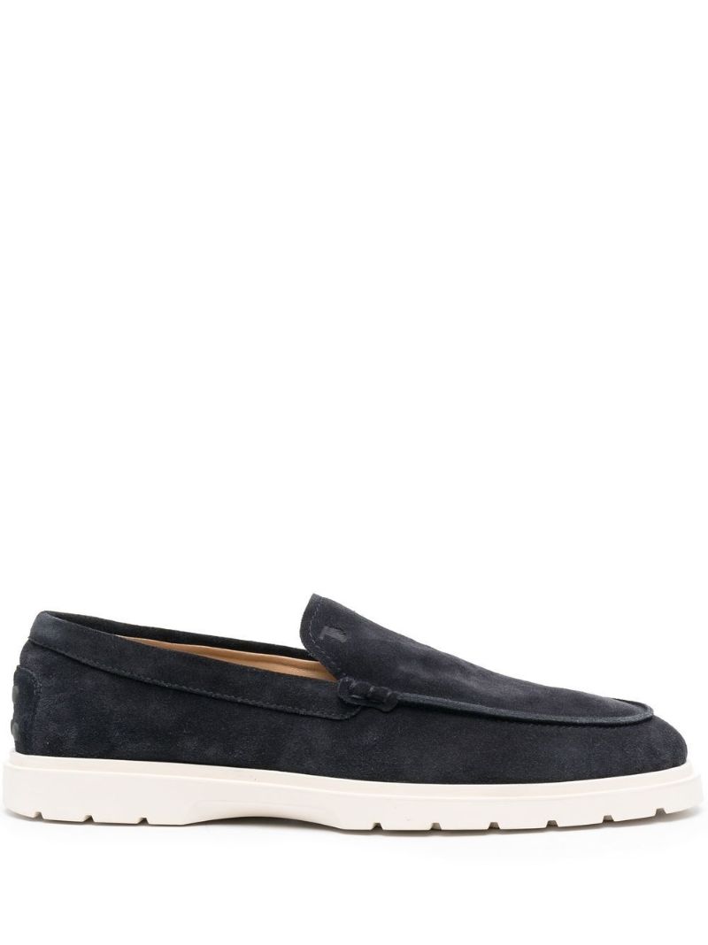 Blue Suede Loafers