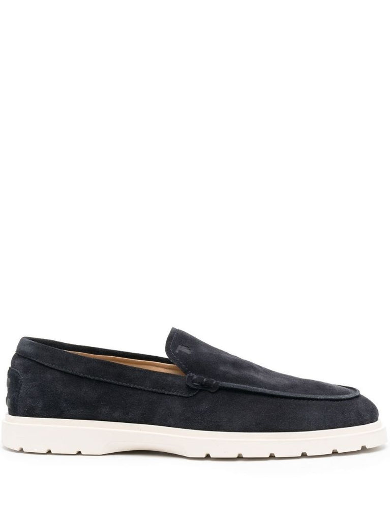 Blue Suede Loafers