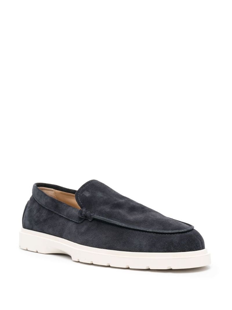Blue Suede Loafers