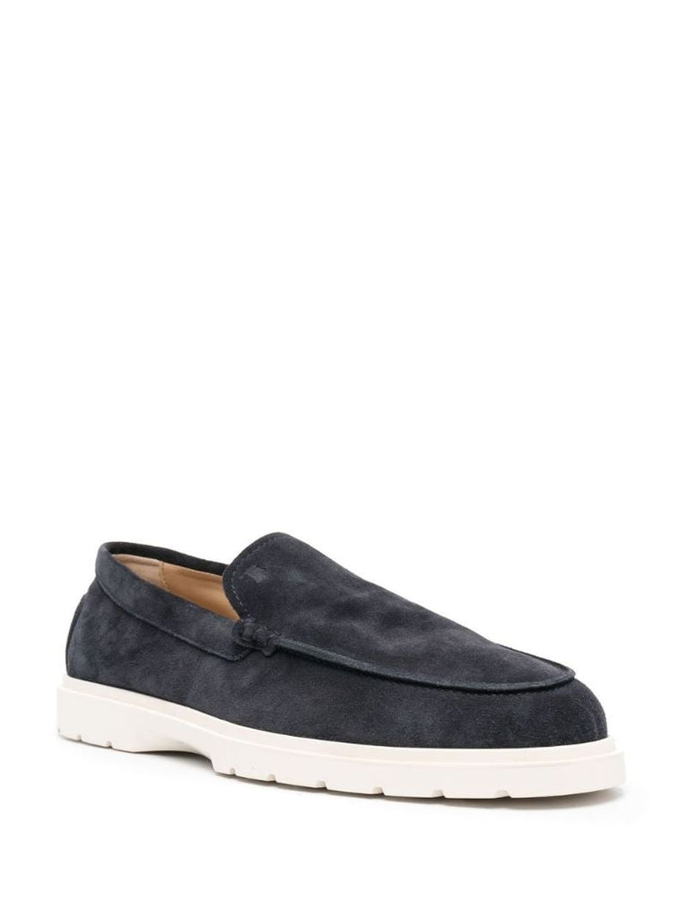 Blue Suede Loafers