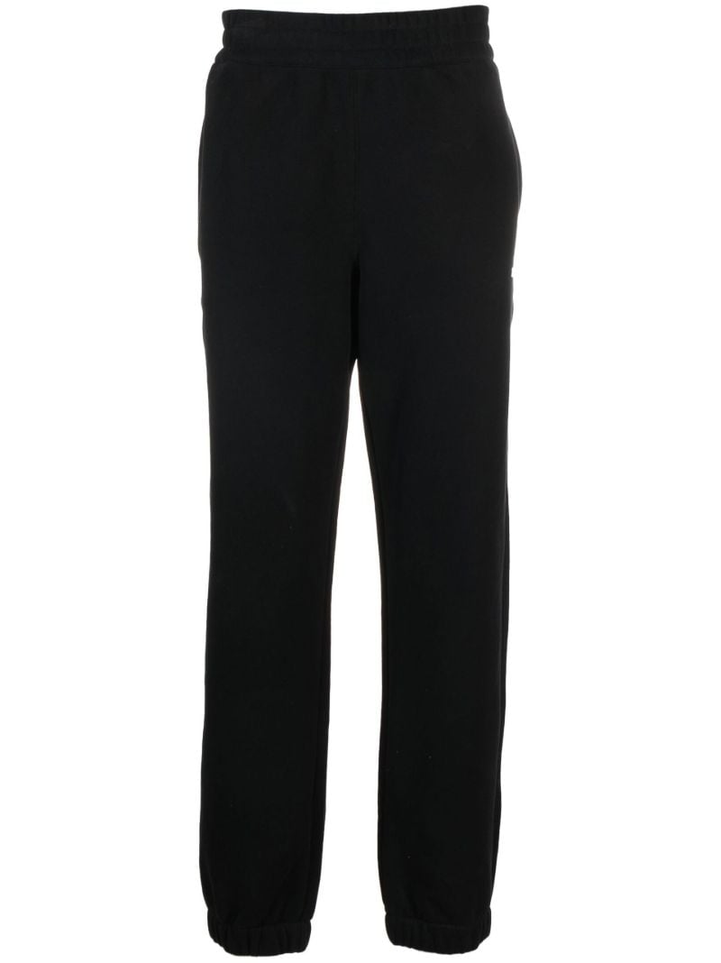 Black Logo Patch Track Pants