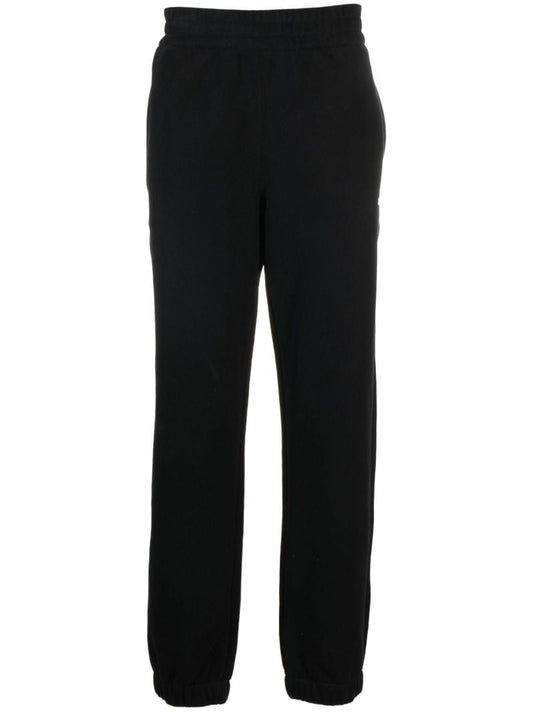 Black Logo Patch Track Pants