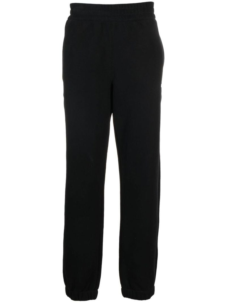 Black Logo Patch Track Pants