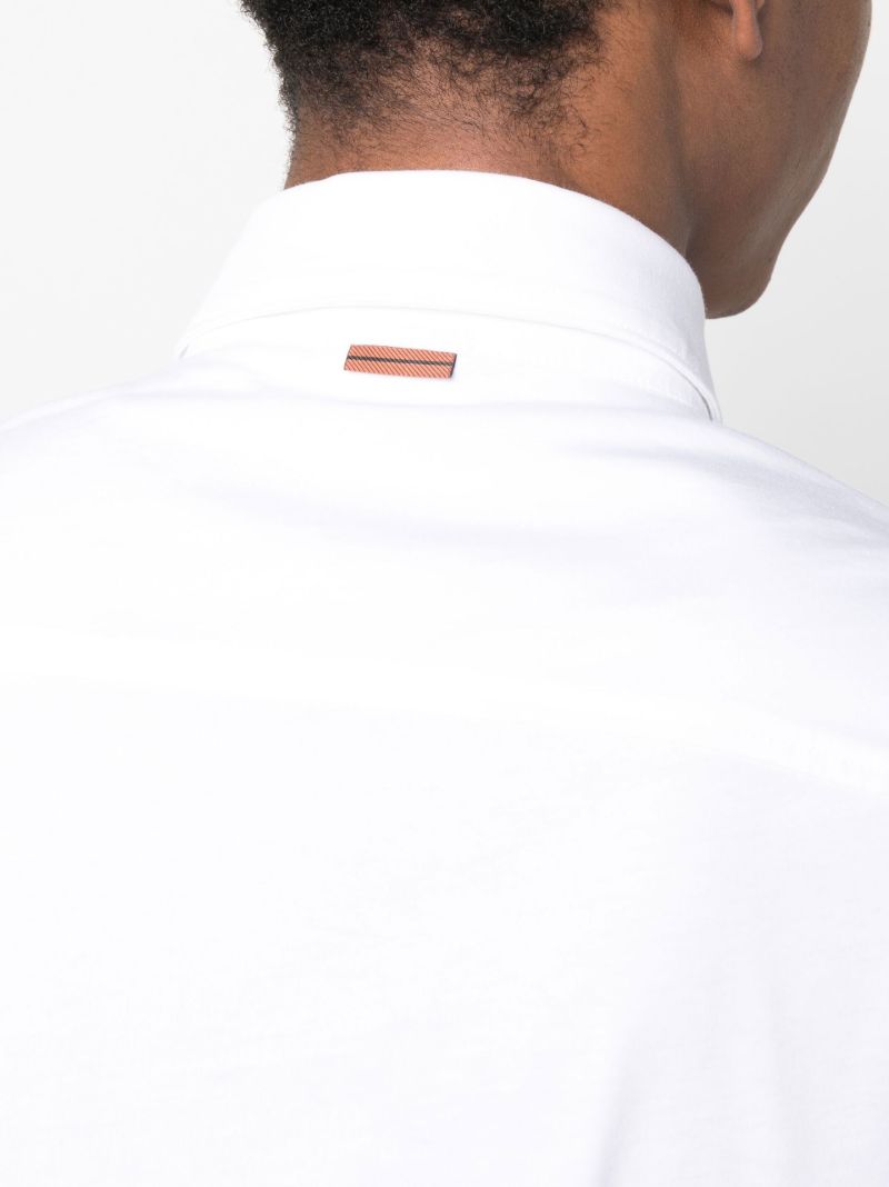 White Long Sleeved Cotton Shirt