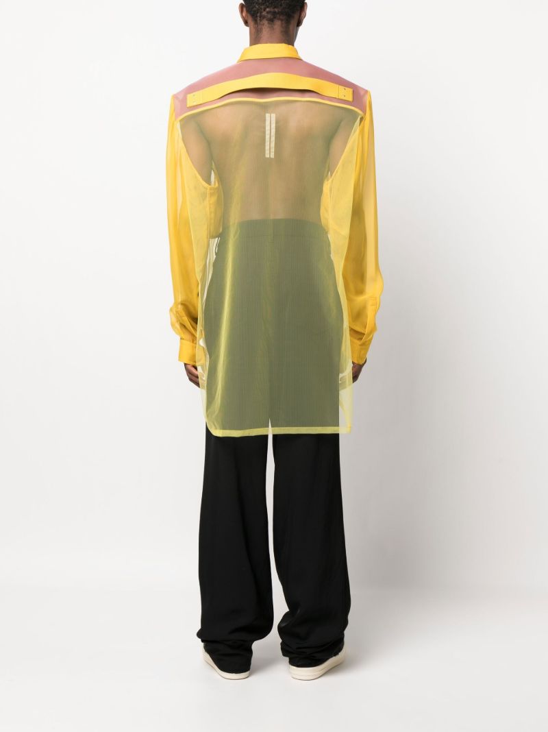 Yellow Jumbo Fogpocket Silk Shirt
