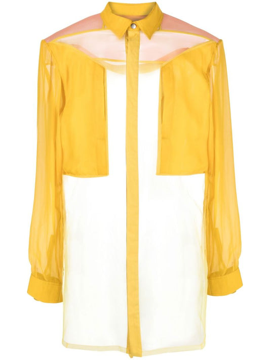 Yellow Jumbo Fogpocket Silk Shirt