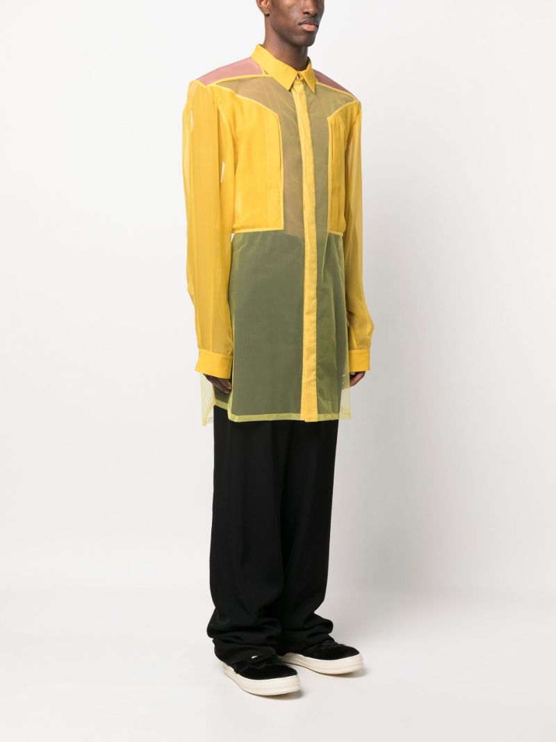 Yellow Jumbo Fogpocket Silk Shirt
