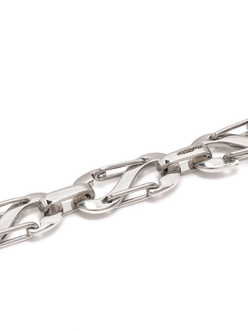 White Silver Romy Chain Necklace