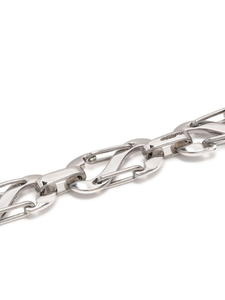 White Silver Romy Chain Necklace