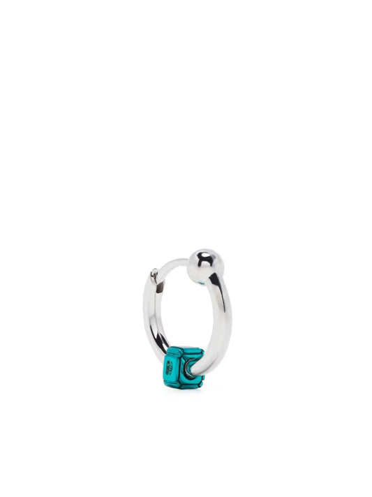18k White Gold Mini Hoop Earring