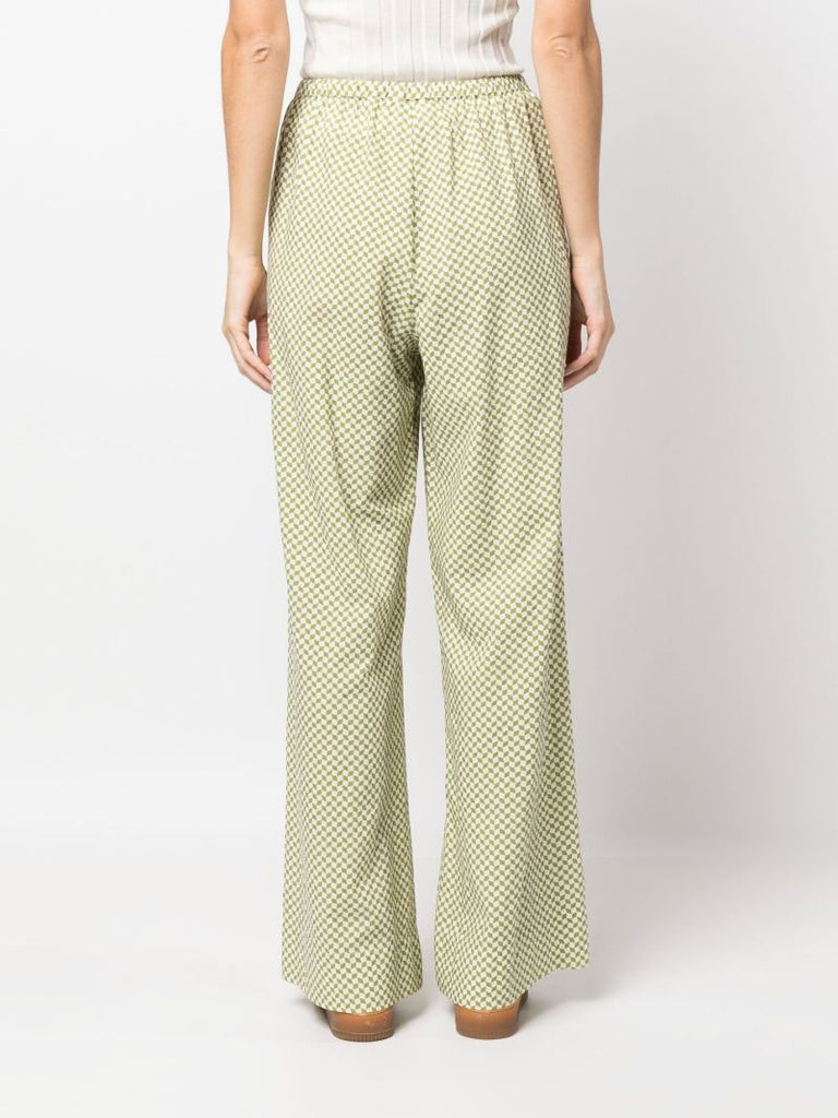 Green Forever High Waist Trousers