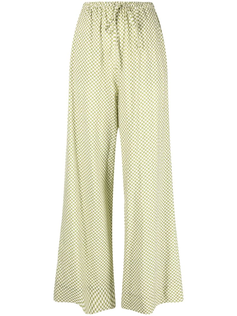 Green Forever High Waist Trousers