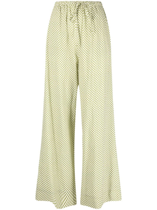 Green Forever High Waist Trousers