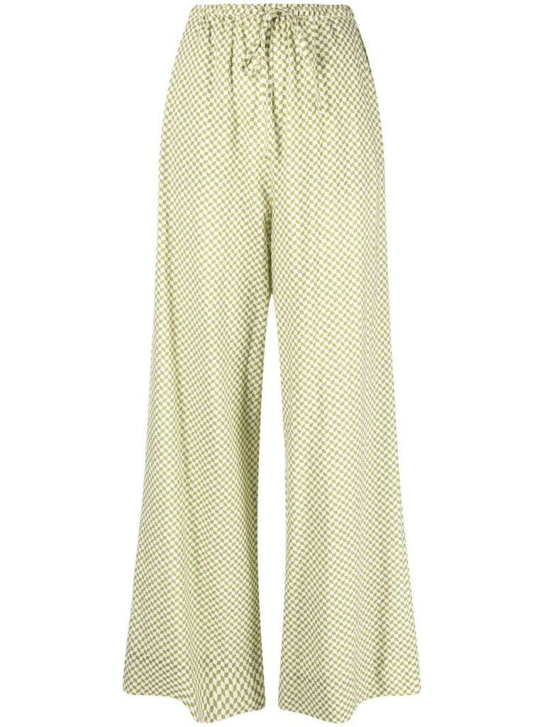 Green Forever High Waist Trousers