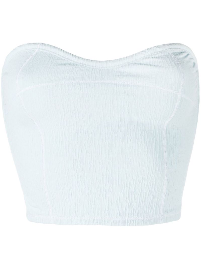 Blue Rodeo Strapless Bikini Top