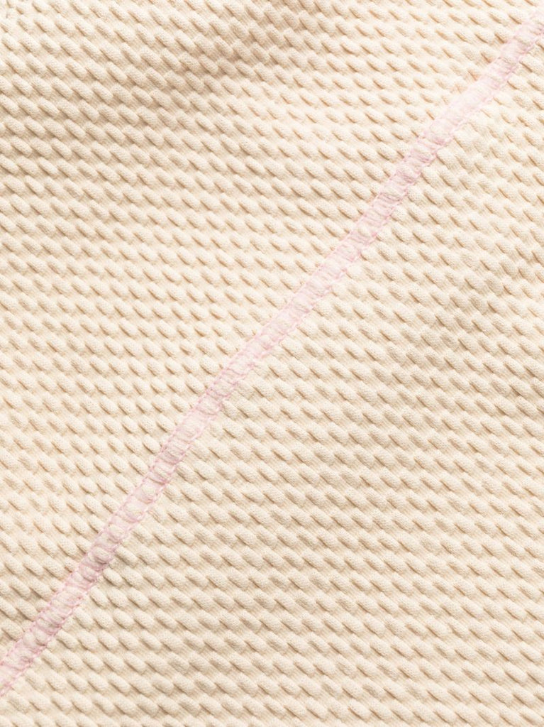 Neutral Julianne Waffle Knit Cut-out Swimsuit
