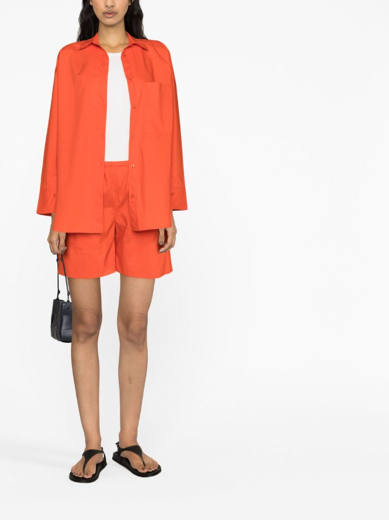 Orange Siona Organic Cotton Shorts