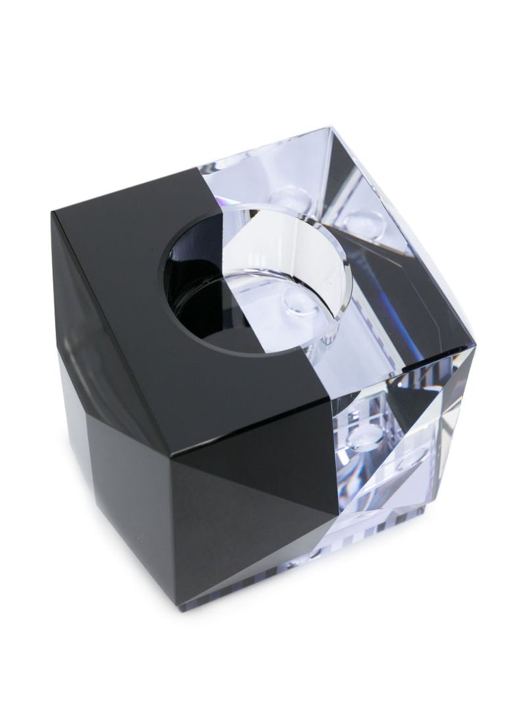 Black Ophelia Crystal Tea Light Holders