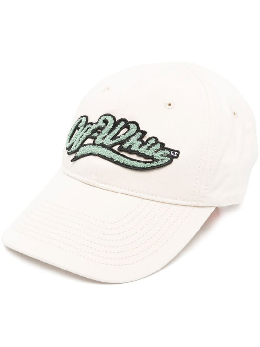White Varsity Logo Baseball Cap