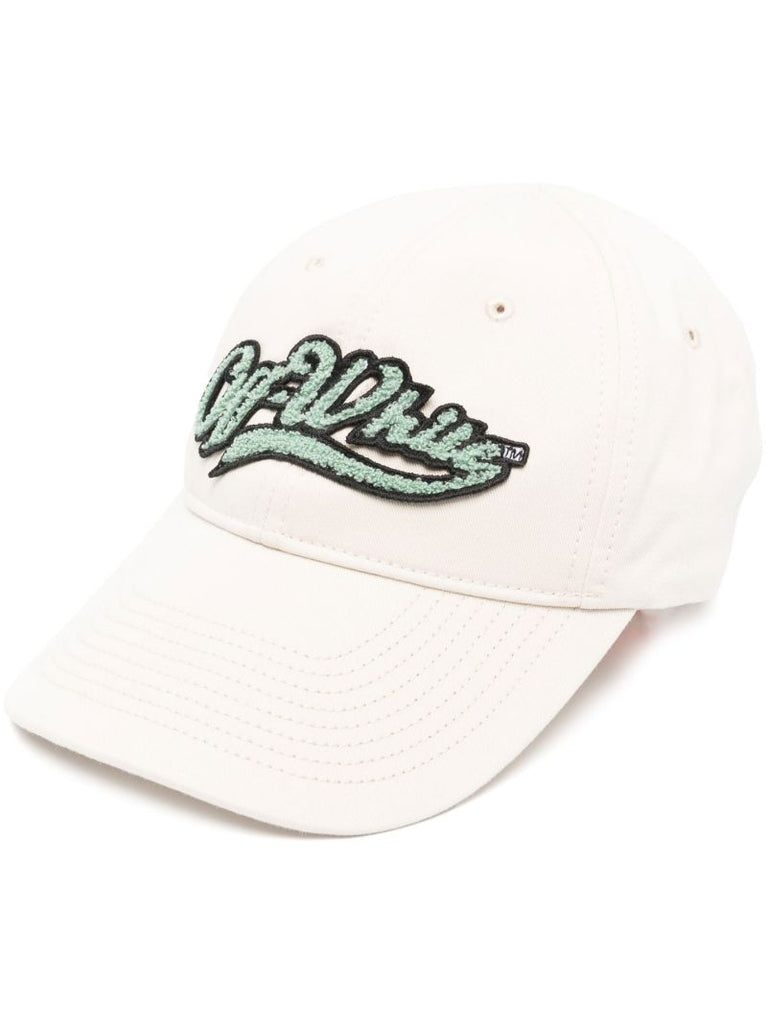 White Varsity Logo Baseball Cap