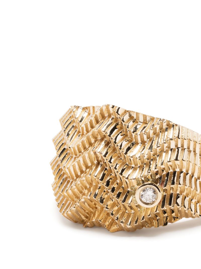 9k Yellow Gold Berlingot Signet Ring