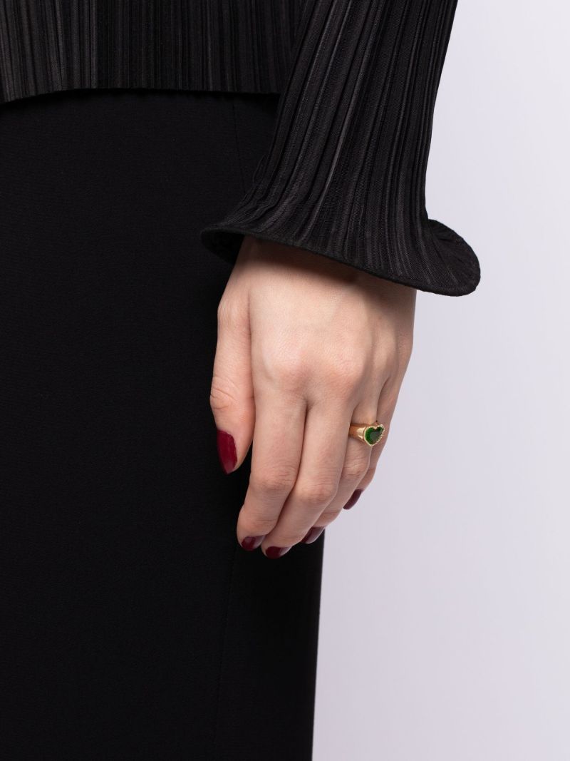 9k Yellow Gold Mini CÃ_x0085_â_x0080__x009c_ur Crystal Ring