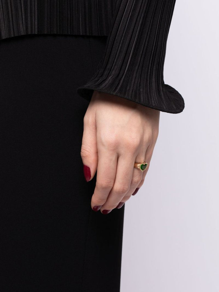 9k Yellow Gold Mini CÃ_x0085_â_x0080__x009c_ur Crystal Ring