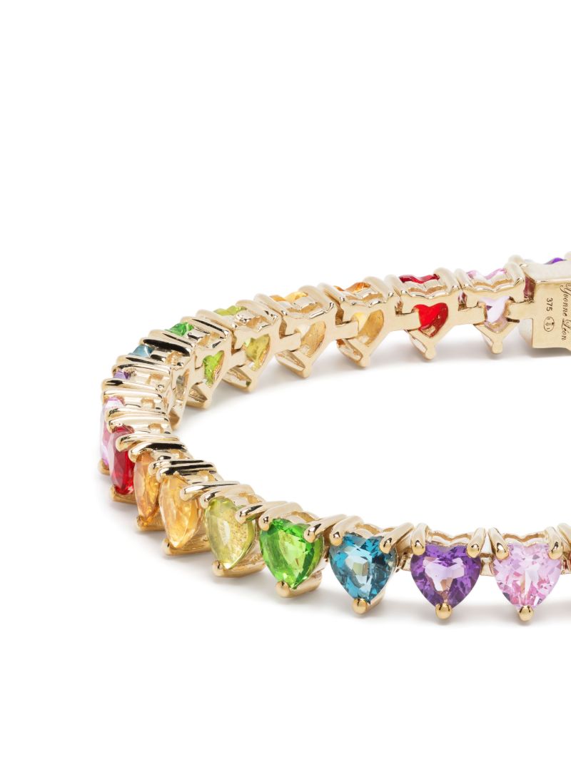 9k Yellow Gold RiviÃ_x0083_Â¨re Crystal Bracelet