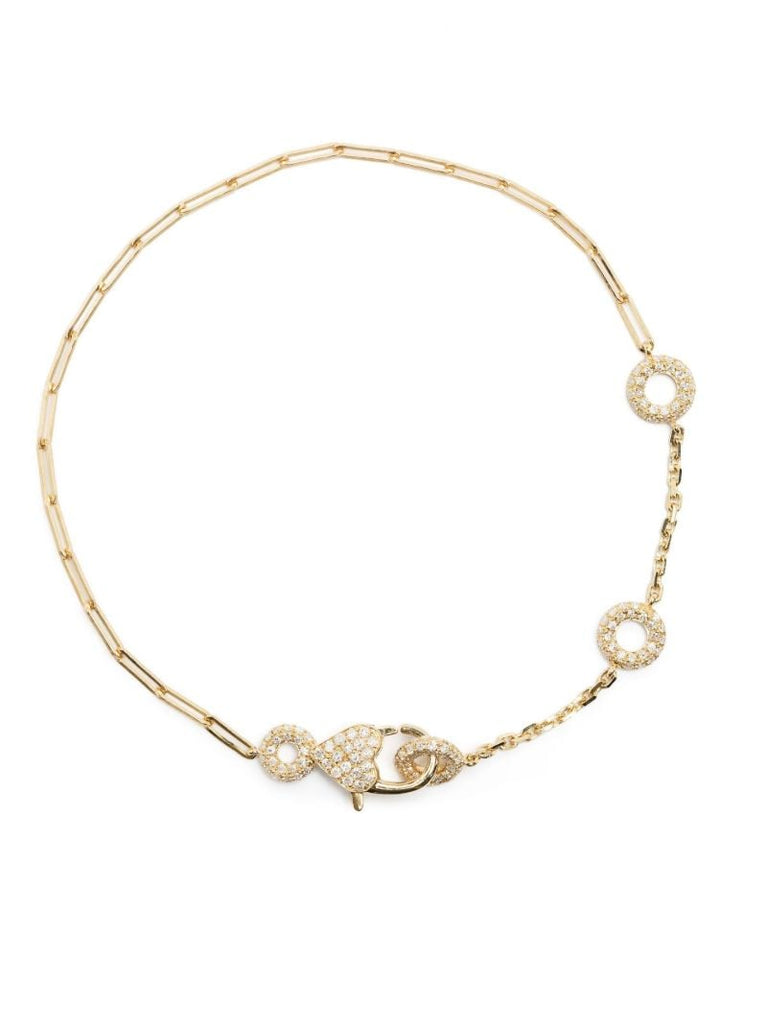 18k Yellow Gold Donuts Diamond Bracelet